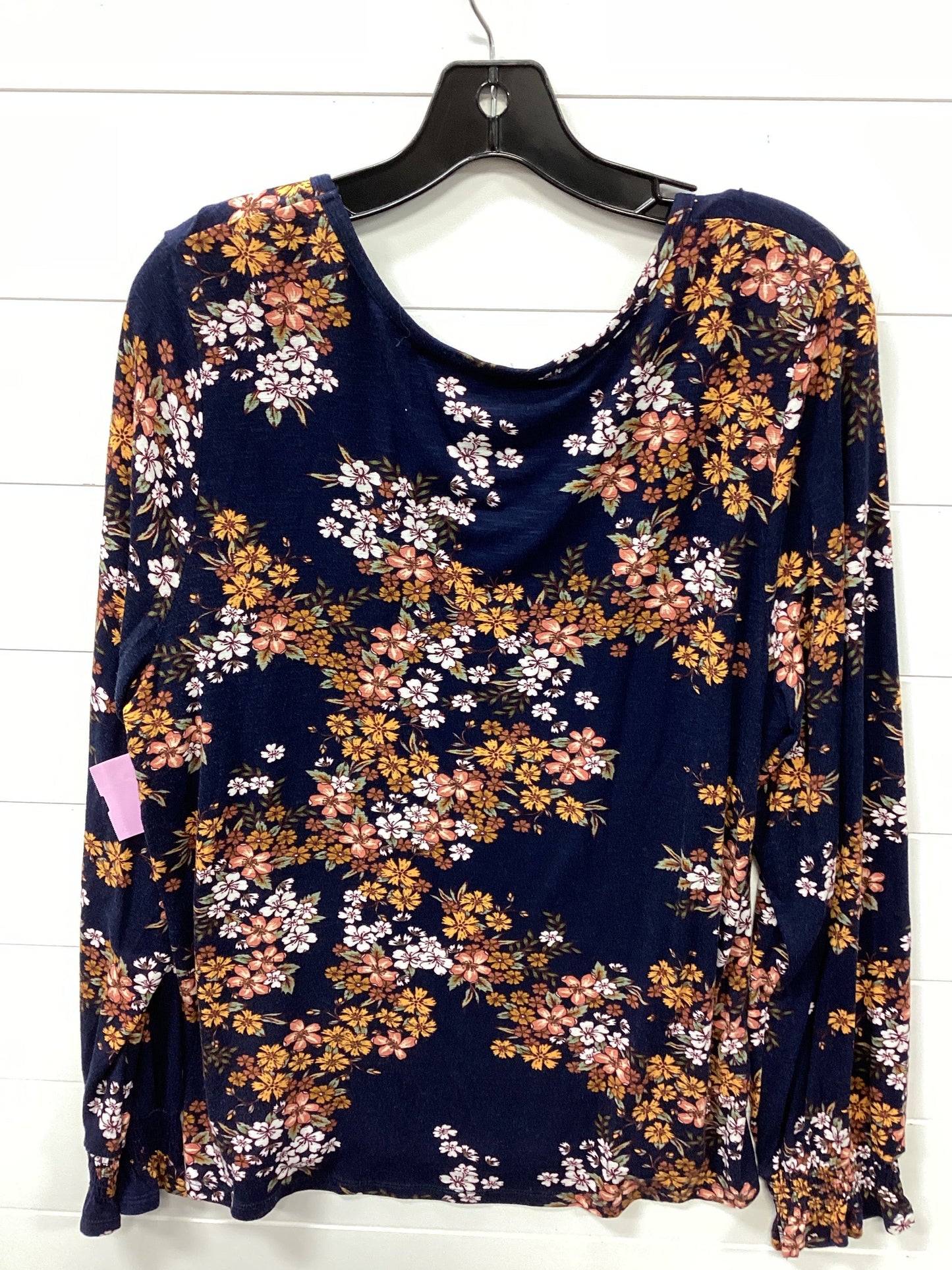 Top Ls By Maurices In Navy, Size:1X