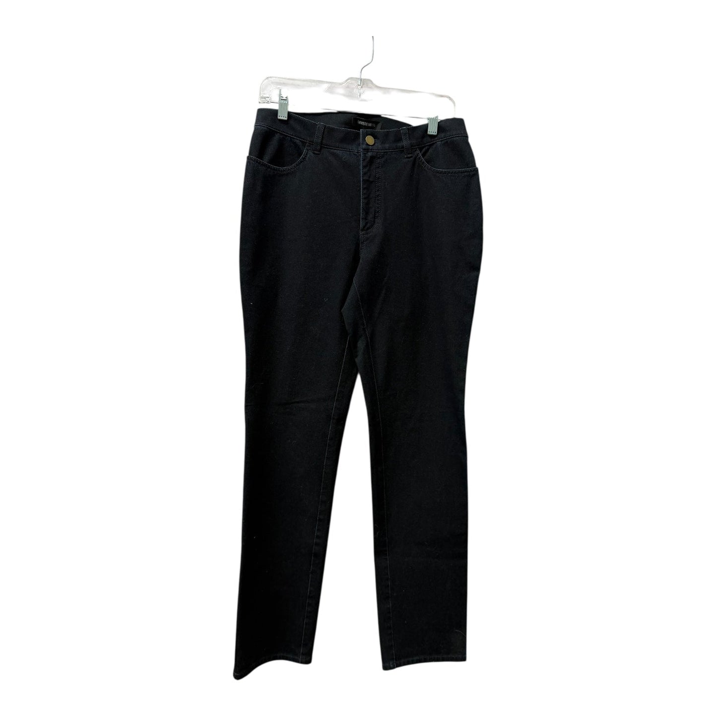 Jeans Designer By Lafayette 148 In Navy, Size:6