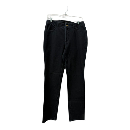 Jeans Designer By Lafayette 148 In Navy, Size:6