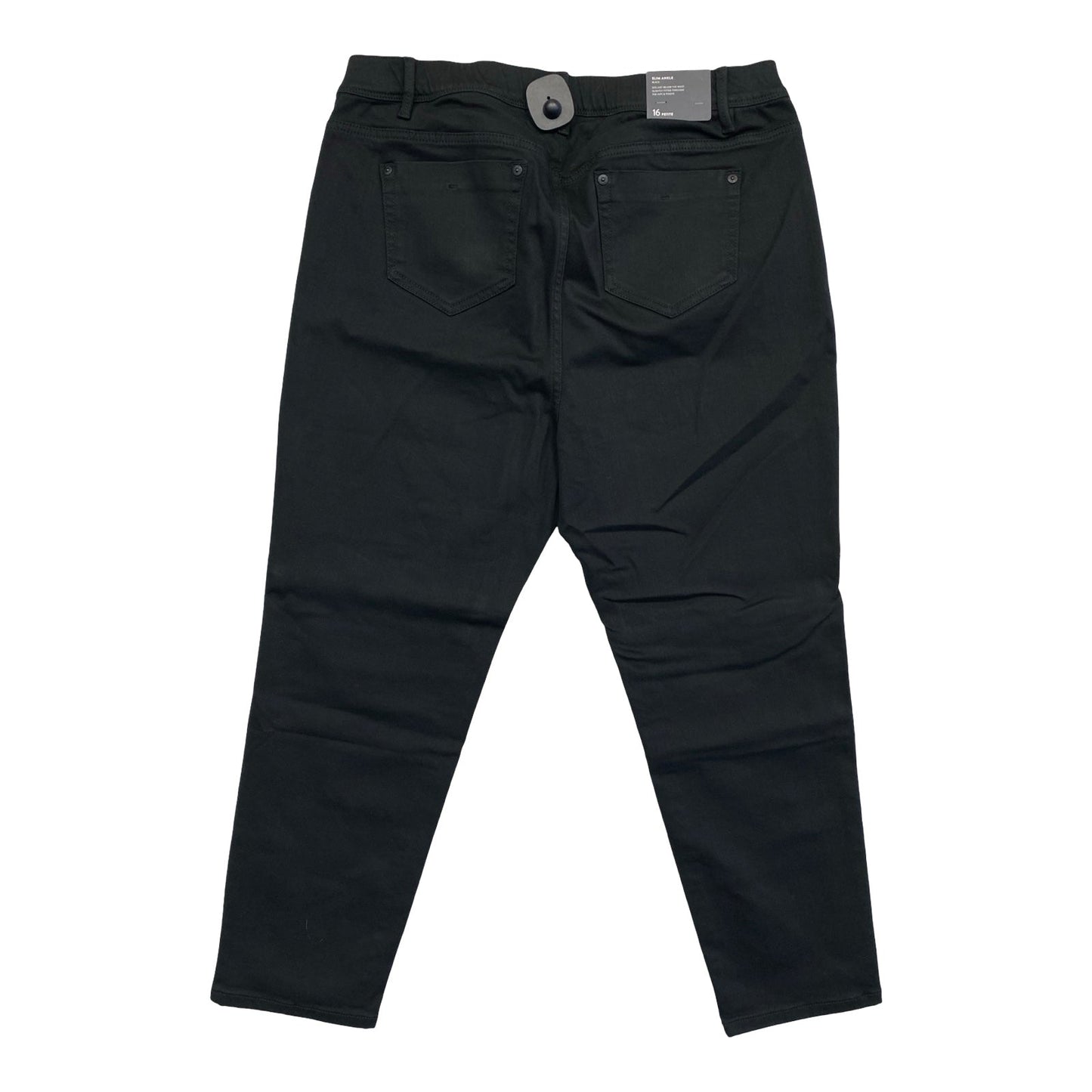 Jeans Straight By J. Jill In Black, Size:16
