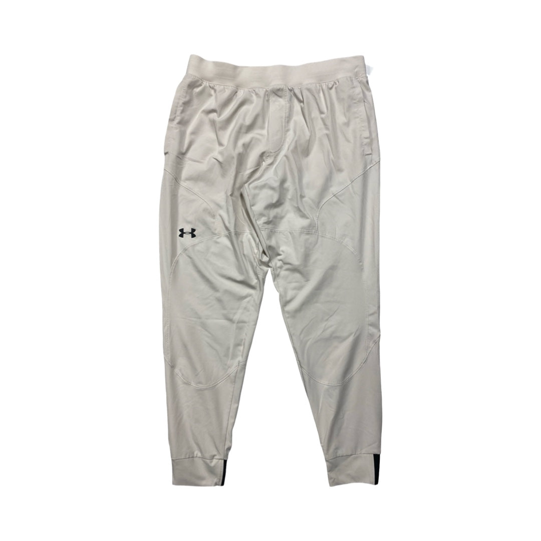 Athletic Pants By Under Armour In Black & Cream, Size:Xl