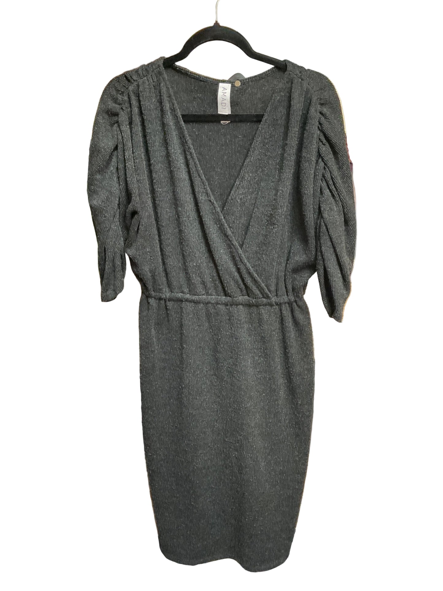 Dress Casual Midi By Amadi In Black, Size:L