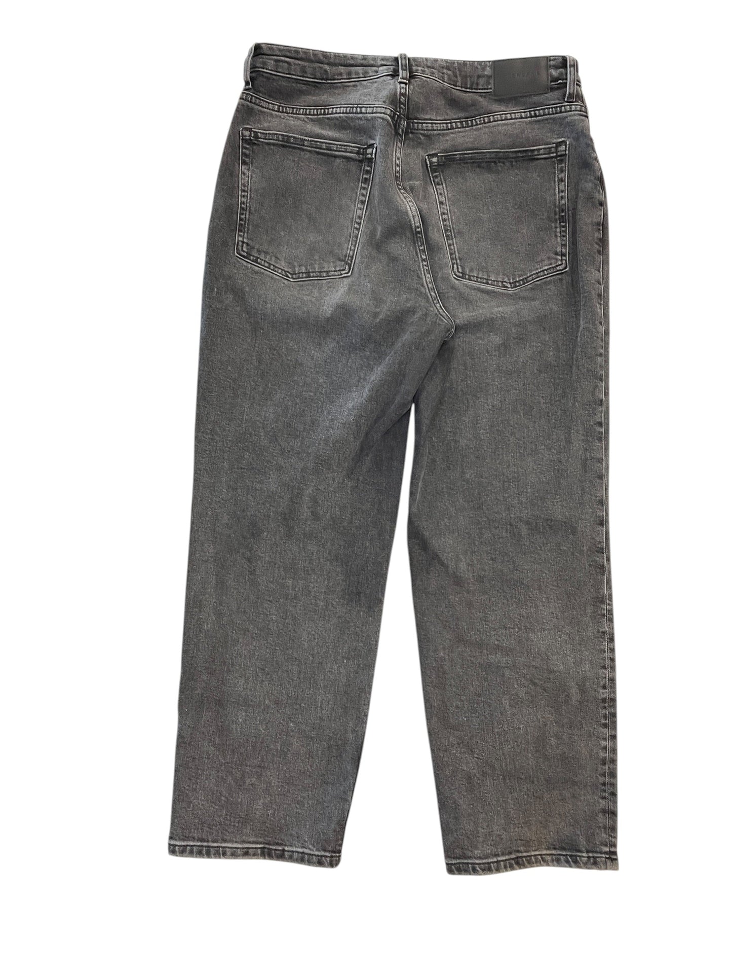 Jeans Straight By Everlane In Black Denim, Size:14