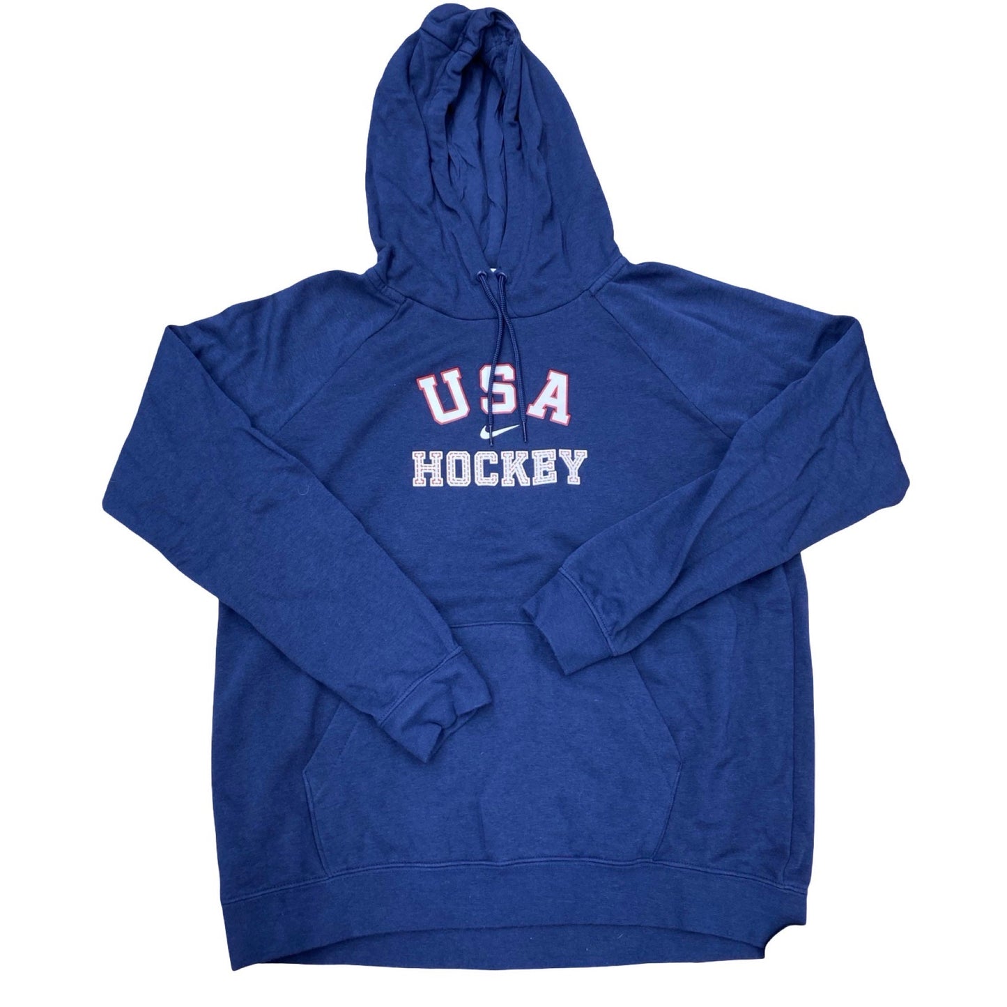 Athletic Top Ls Hoodie By Nike In Navy, Size:M