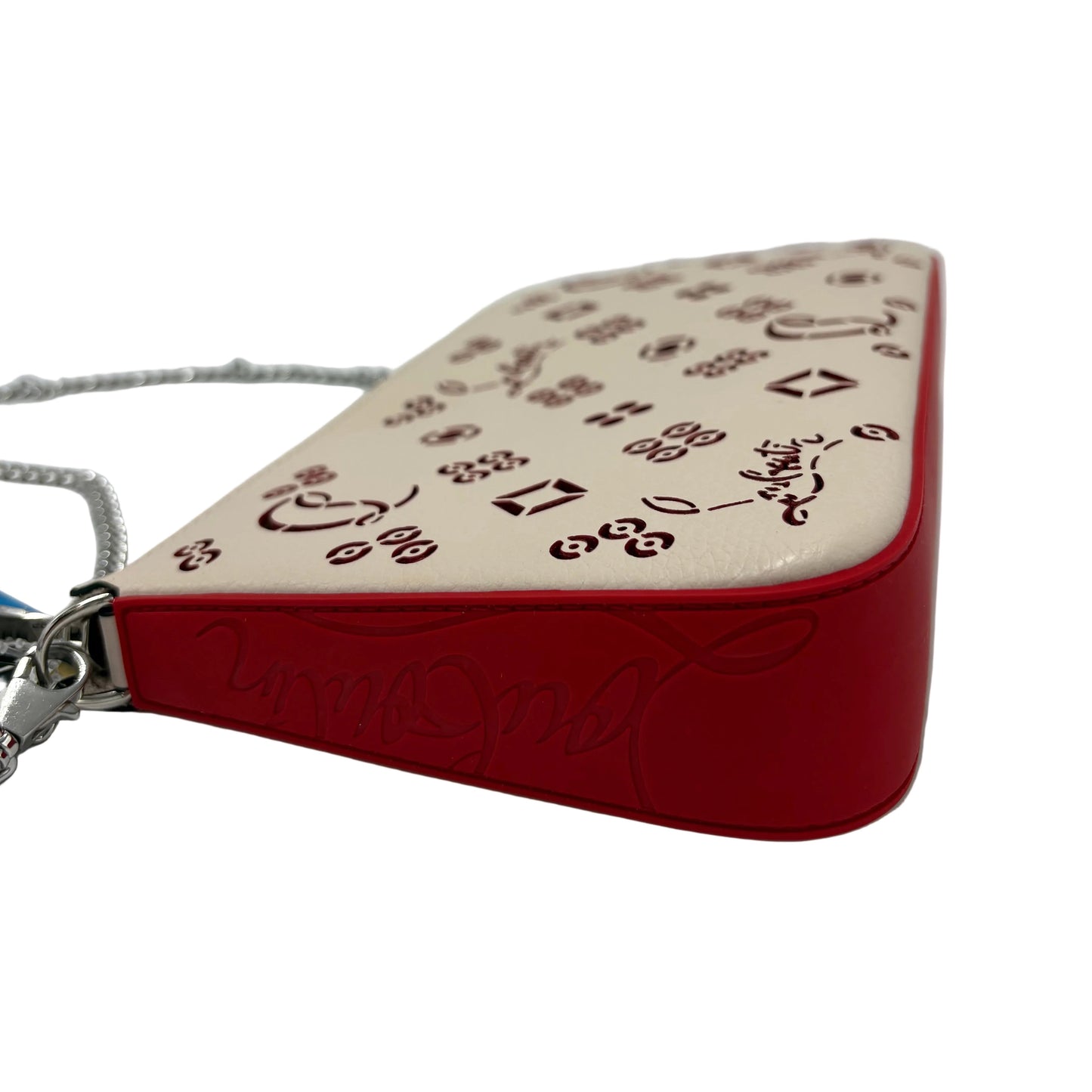 Christian Louboutin Calfskin Loubila Chain Luxury Handbag