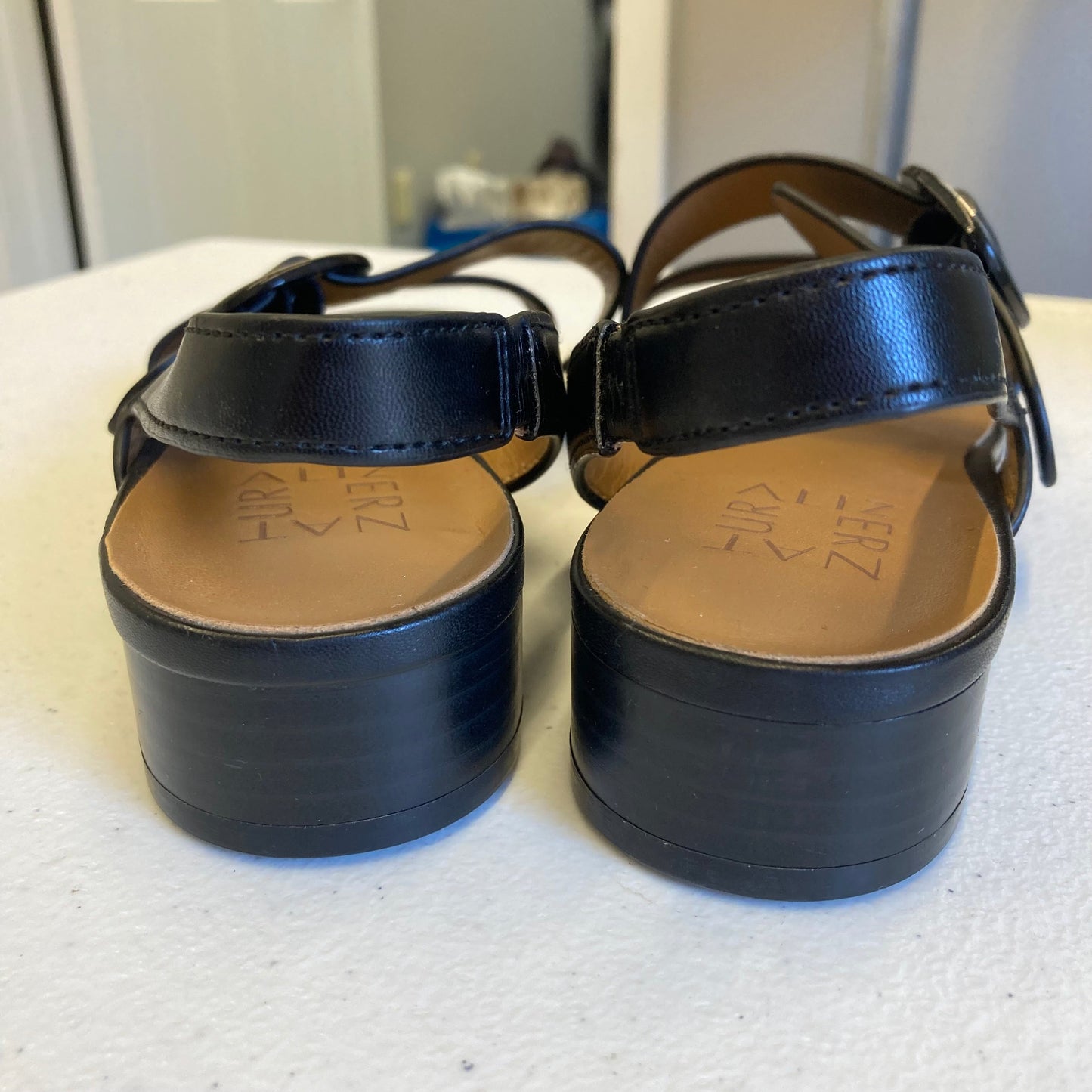 Sandals Heels Block By Naturalizer In Black, Size:8