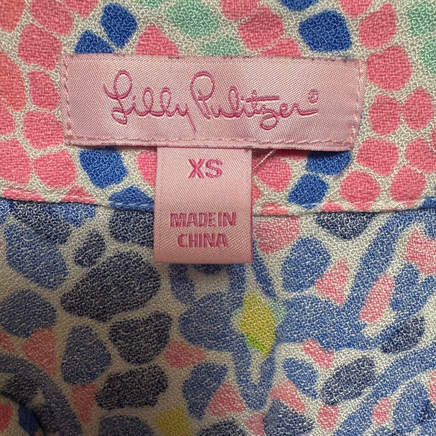 Dress Designer By Lilly Pulitzer In Blue & Pink, Size: Xs