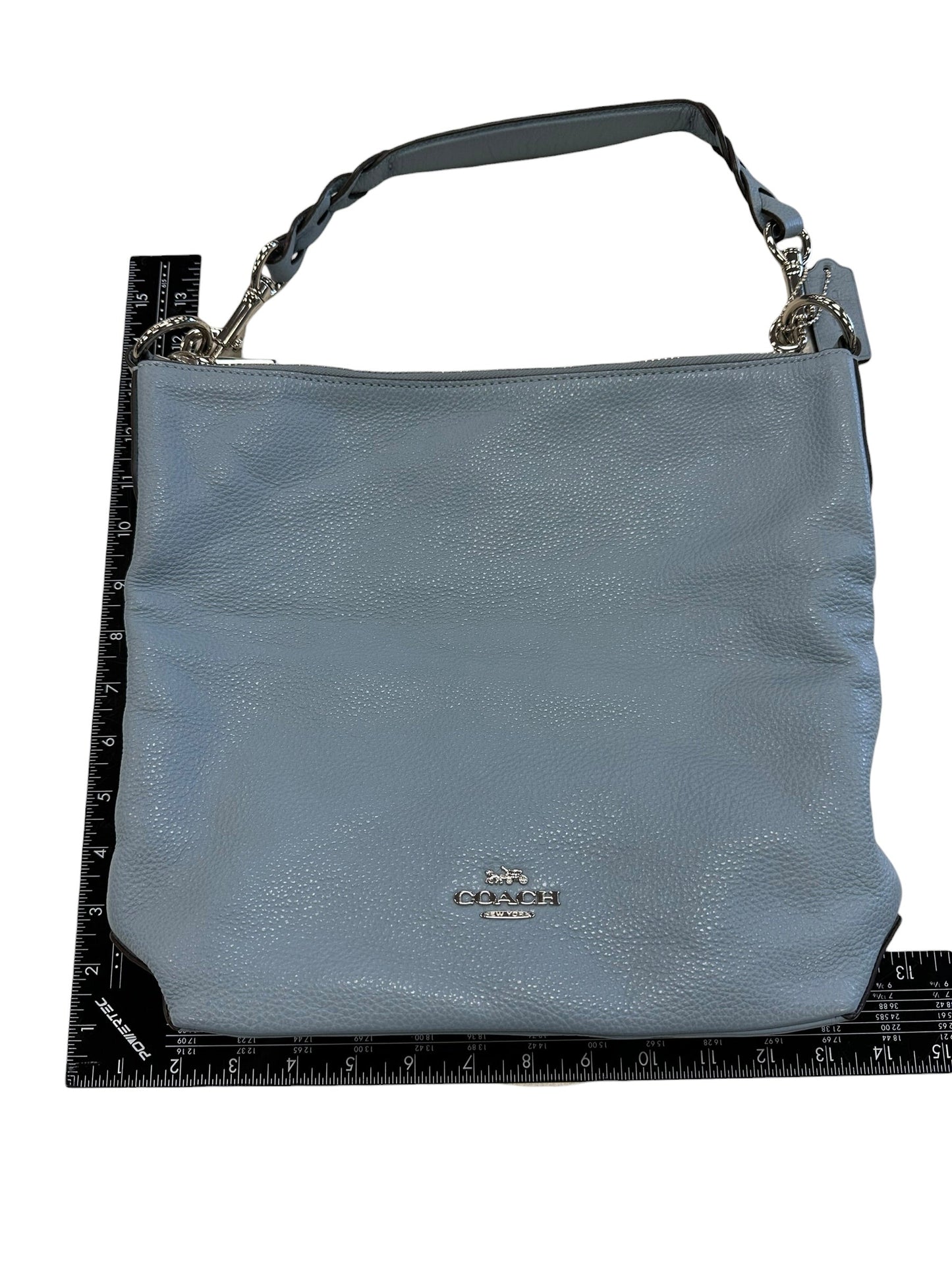 Handbag Designer By Coach In Blue, Size:Large