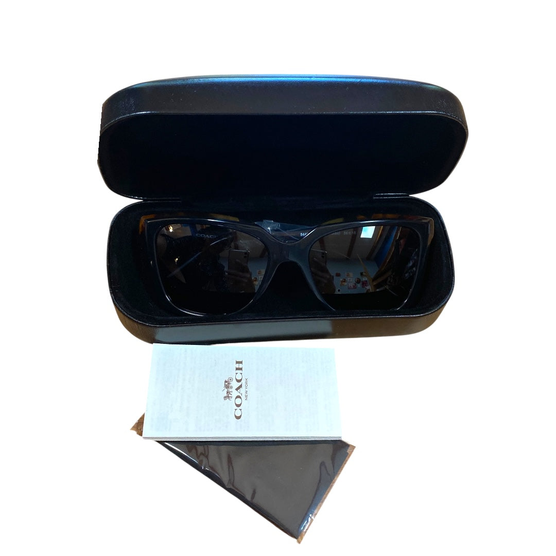 Sunglasses Designer By Coach In Tortoise Shell Print