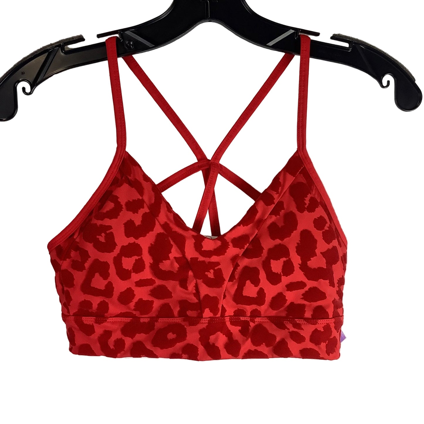 Athletic Bra By Cmc In Red, Size: S