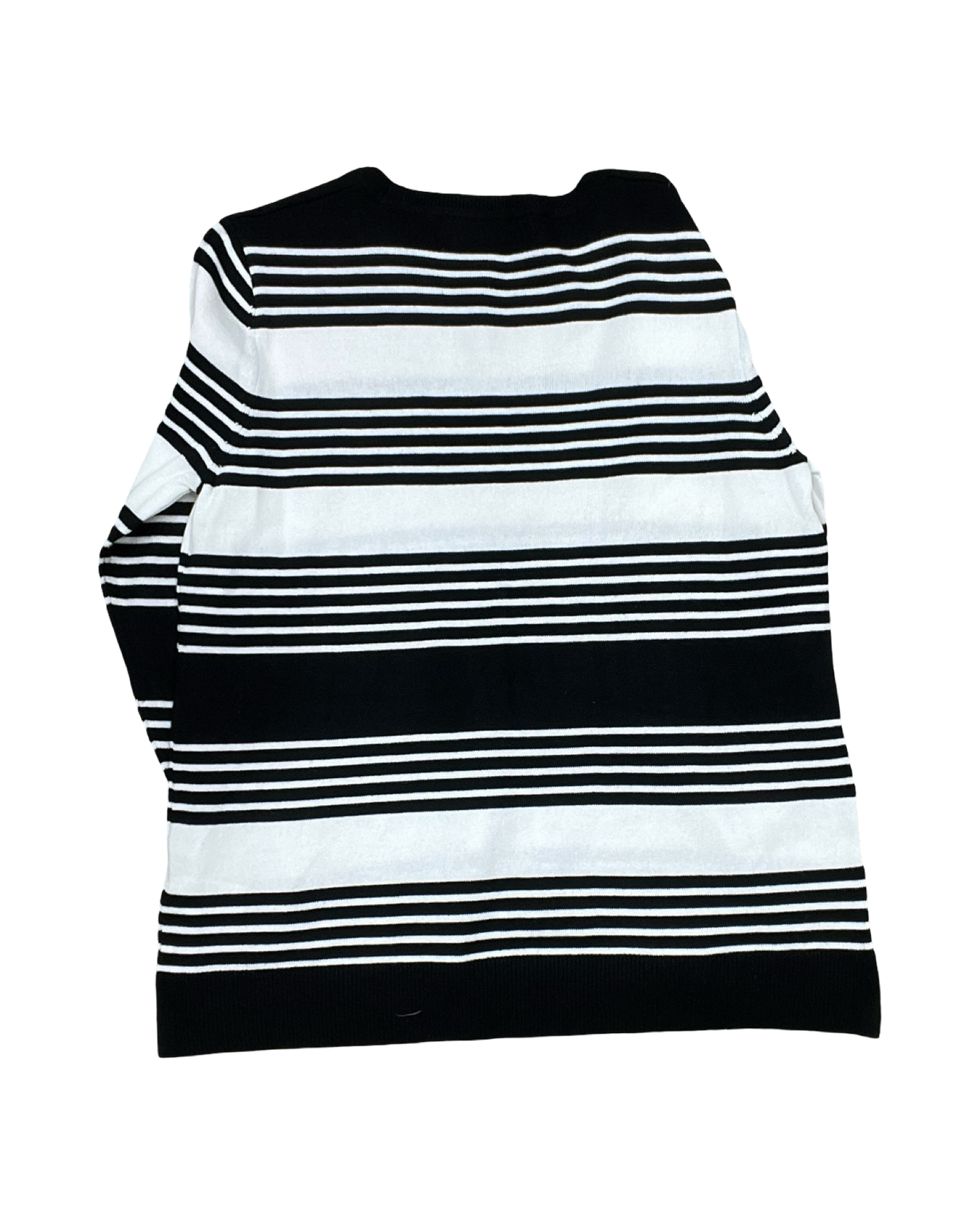 Sweater By Love Scarlett In Black & White, Size:Lp