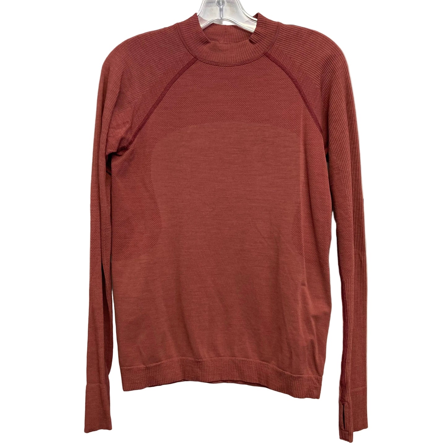 Athletic Top Ls Crewneck By Lululemon In Brown, Size:L