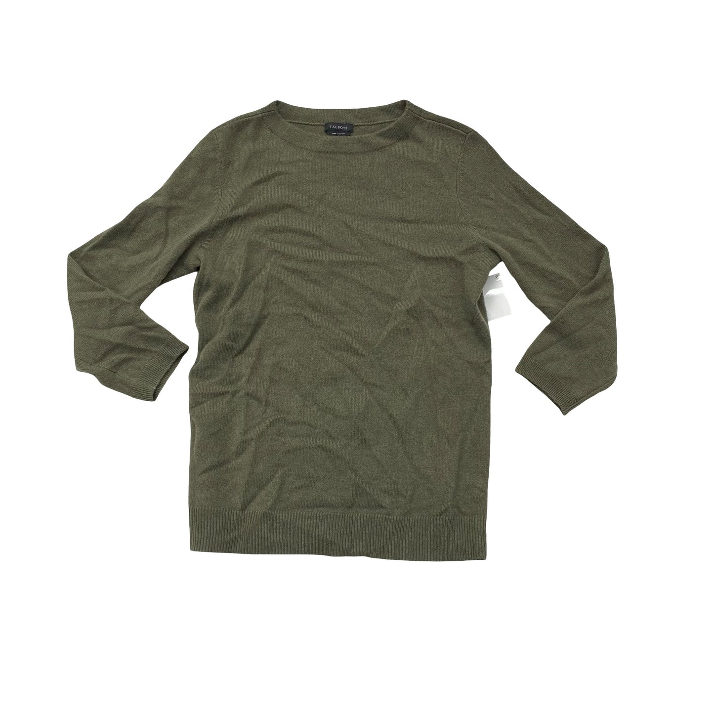 Sweater Cashmere By Talbots In Green, Size:S