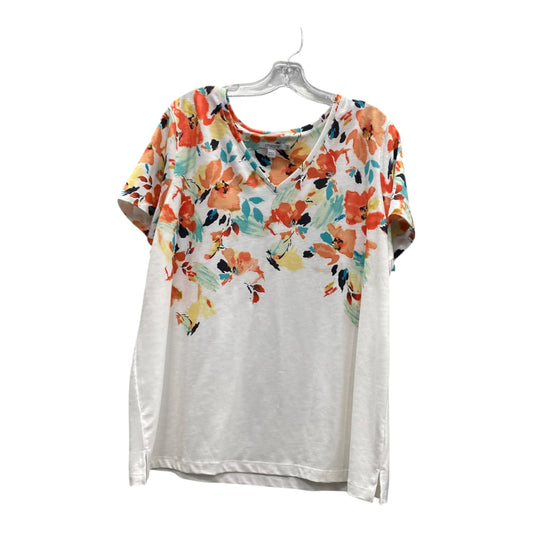 Top Ss By Chicos In White, Size:Xl