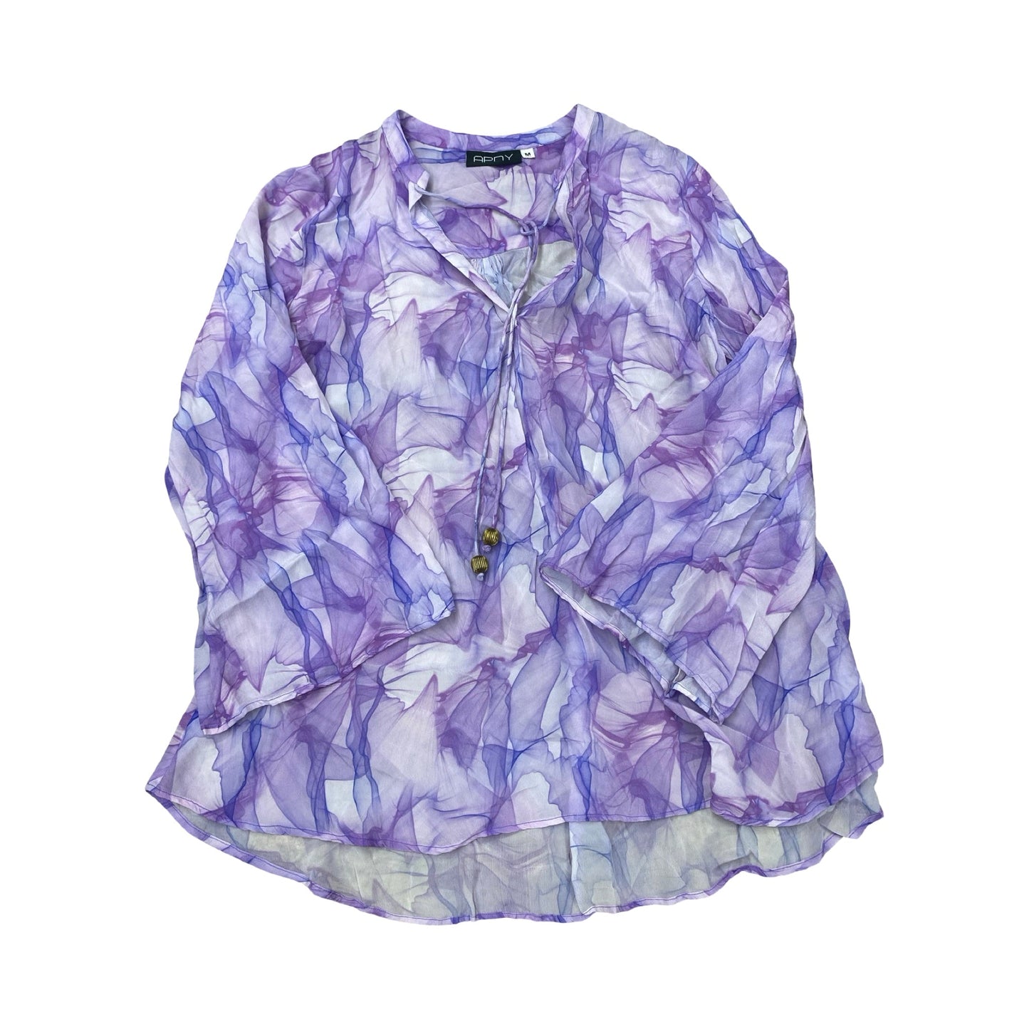 Top Ls By APNY In Purple, Size:M