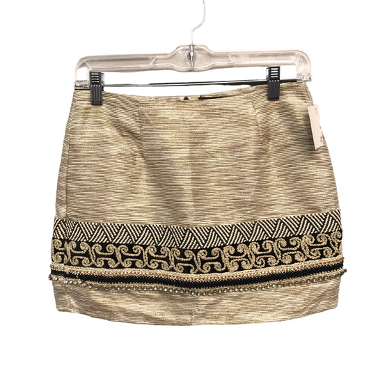 Skirt Mini & Short By English Rose In Gold, Size:4