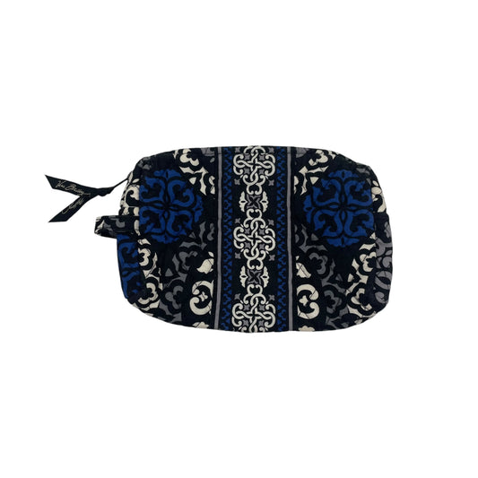 BLACK & BLUE MAKEUP BAG by VERA BRADLEY Size:MEDIUM