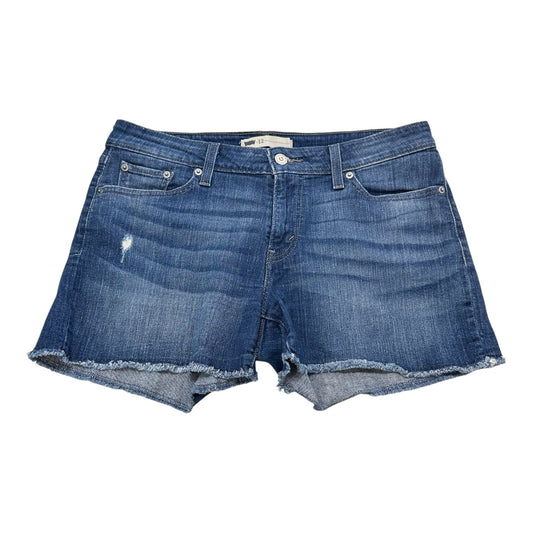 Shorts By Levis In Blue Denim, Size:12