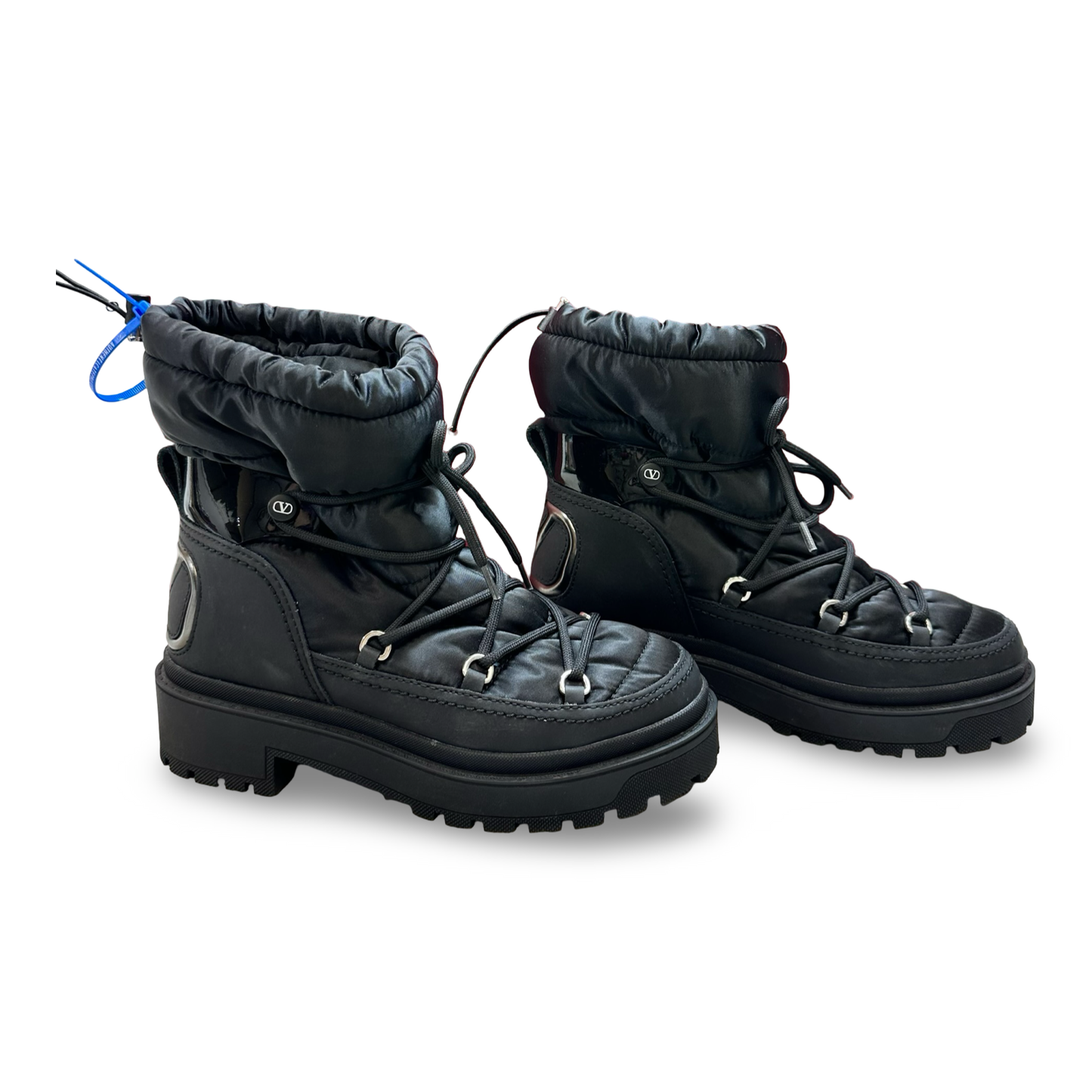 REDUCED/Final Sale: Boots Luxury Designer By Valentino-garavani In Black