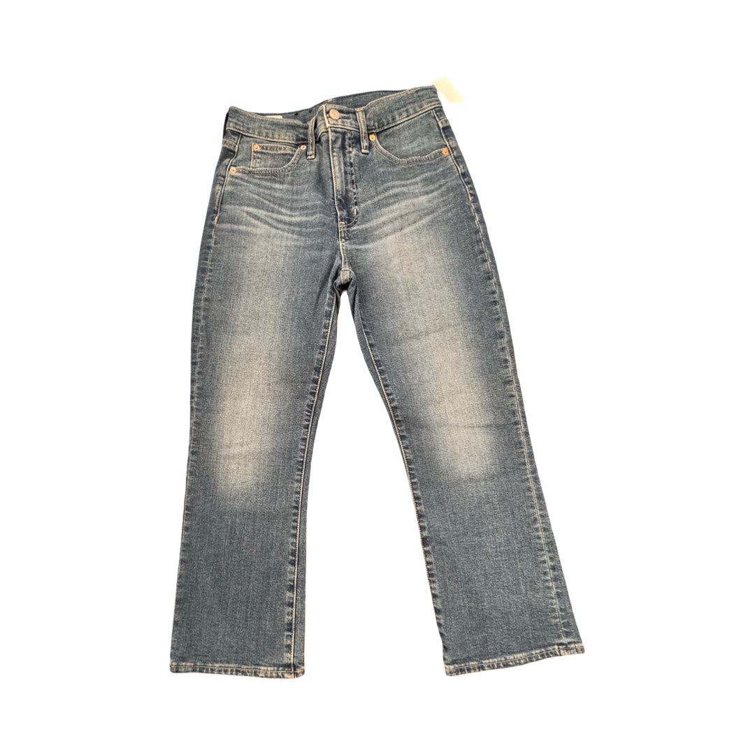 Jeans Straight By Gap In Blue Denim, Size:6