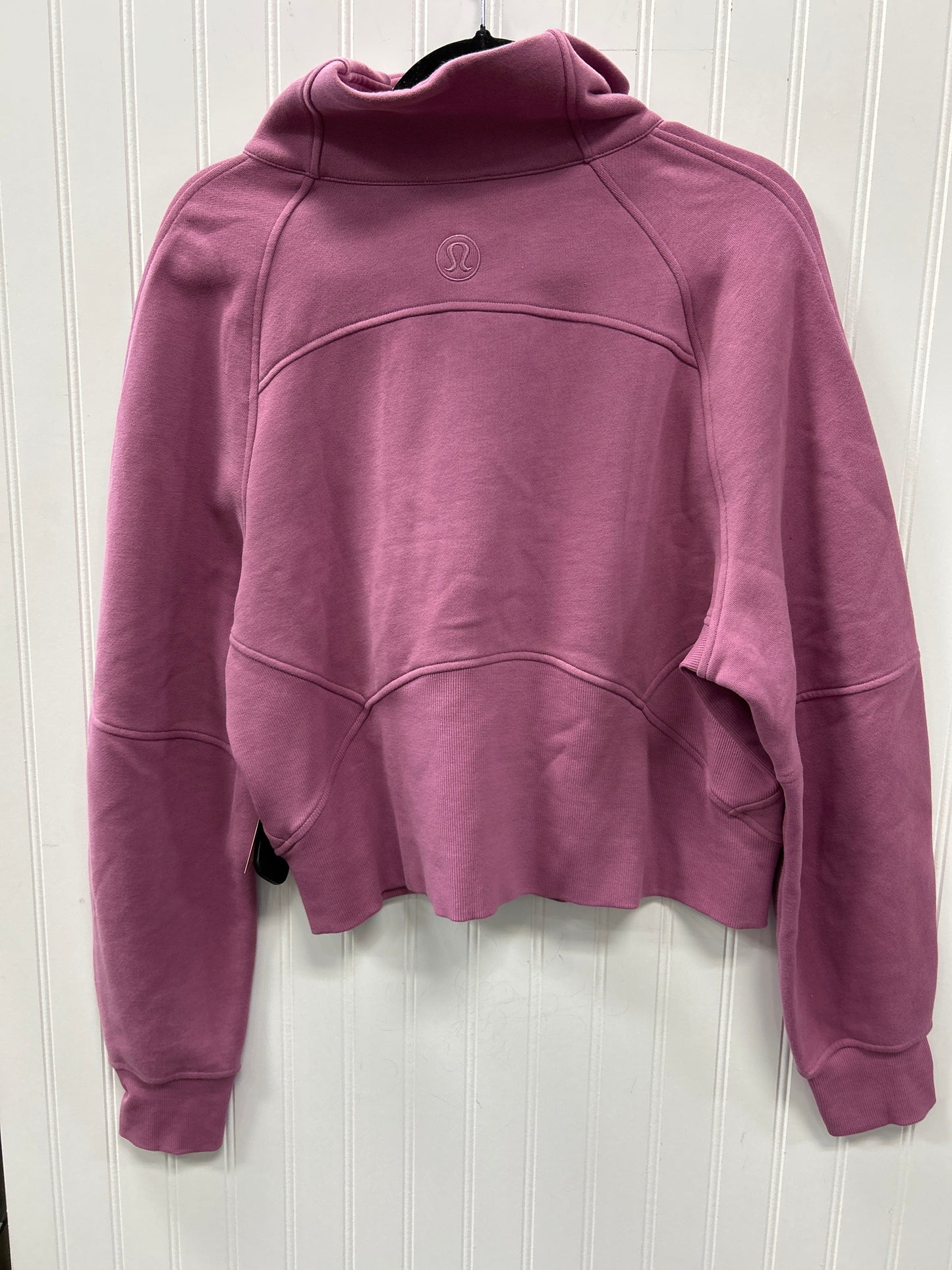Athletic Jacket By Lululemon In Pink, Size:M