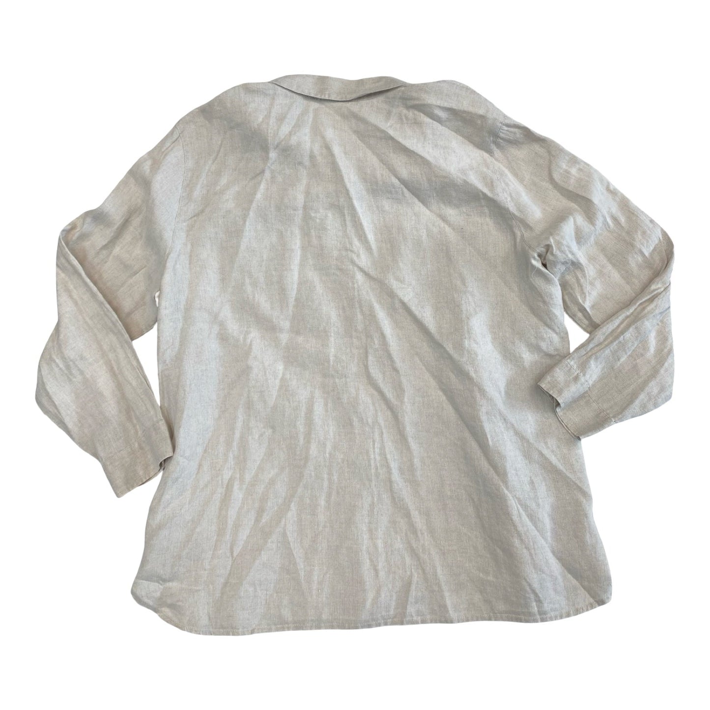 Top Ls By J. Jill In Tan, Size:1X