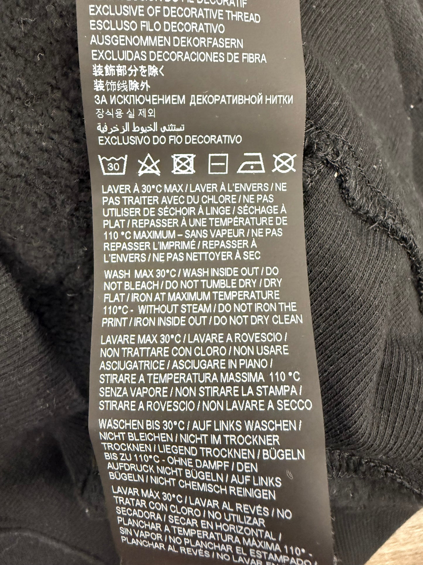 Sweatshirt Luxury Designer By Yves Saint Laurent In Black, Size:Xs