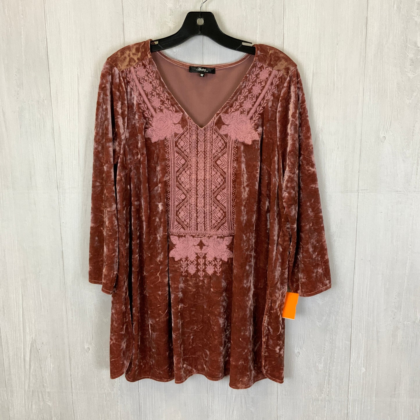 Mauve Top Long Sleeve Andree By Unit, Size M