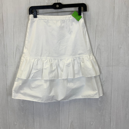 White Skirt Midi J. Crew, Size 0