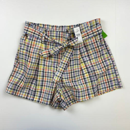 Plaid Pattern Shorts Loft, Size L