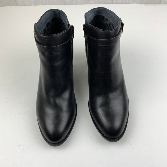 Black Boots Ankle Heels Vionic, Size 9