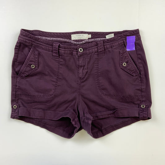 Purple Shorts Torrid, Size 20