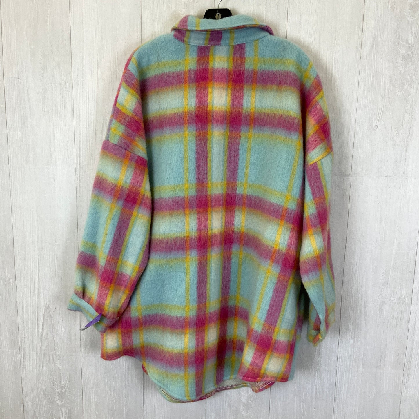 Jacket Shirt By Davi & Dani In Multi-colored, Size: L