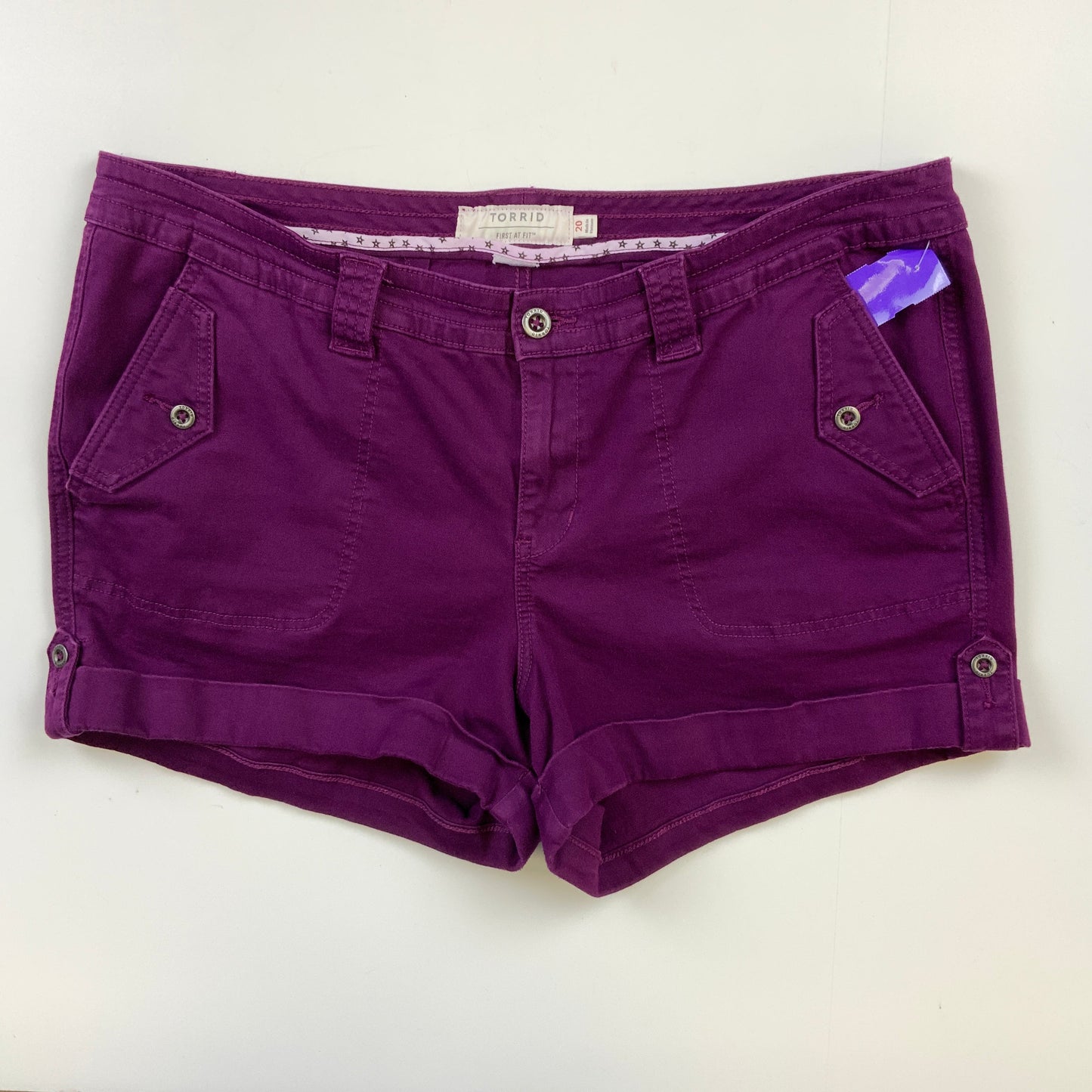 Purple Shorts Torrid, Size 20