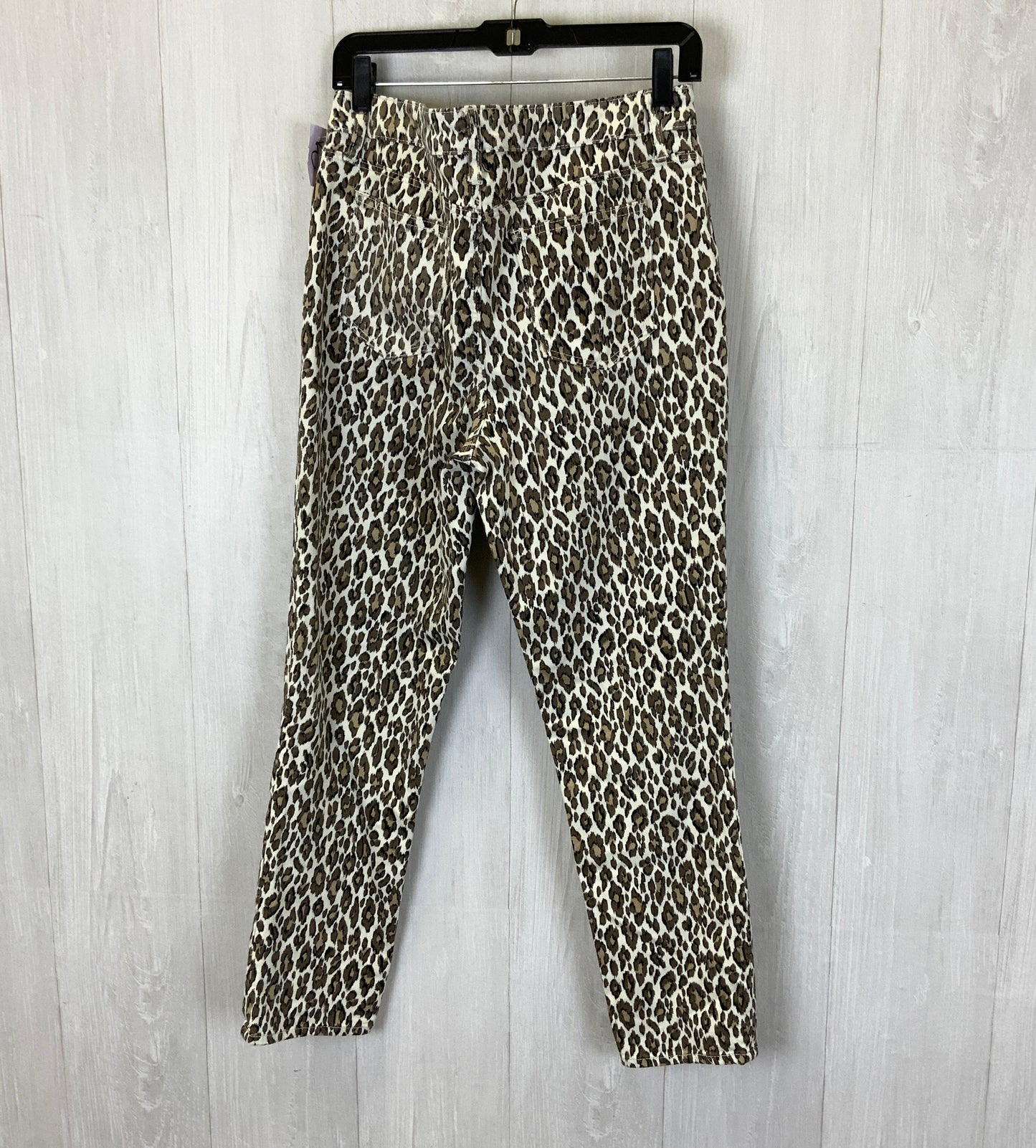 Jeans Boyfriend By Chicos In Leopard Print, Size: 8