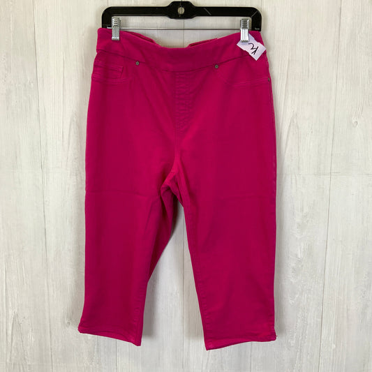 Capris By Chicos In Pink, Size: 8