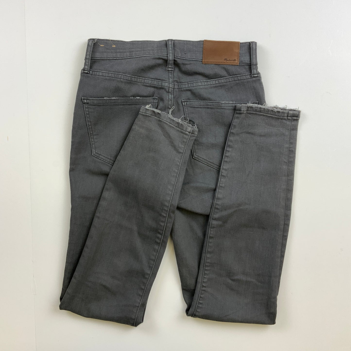 Jeans Skinny By Madewell In Grey Denim, Size: 0