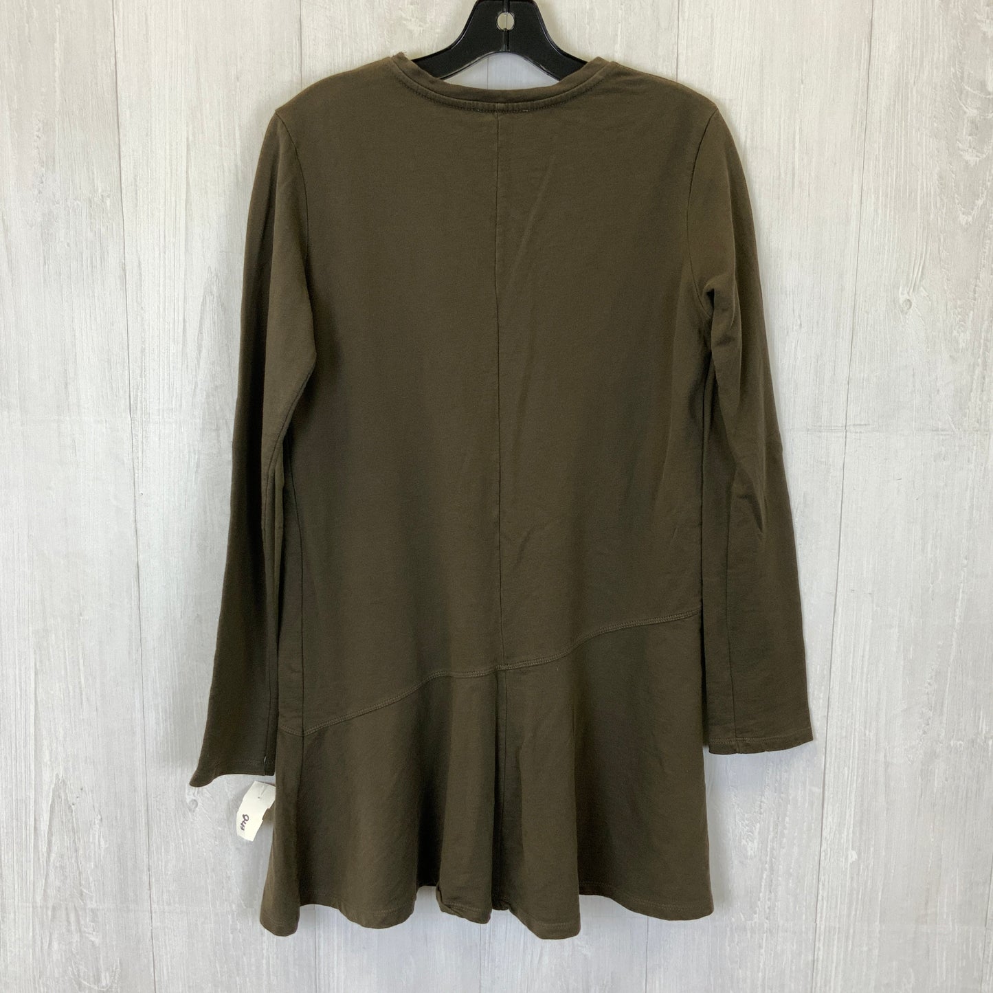 Tunic Long Sleeve By Zara In Brown, Size: M