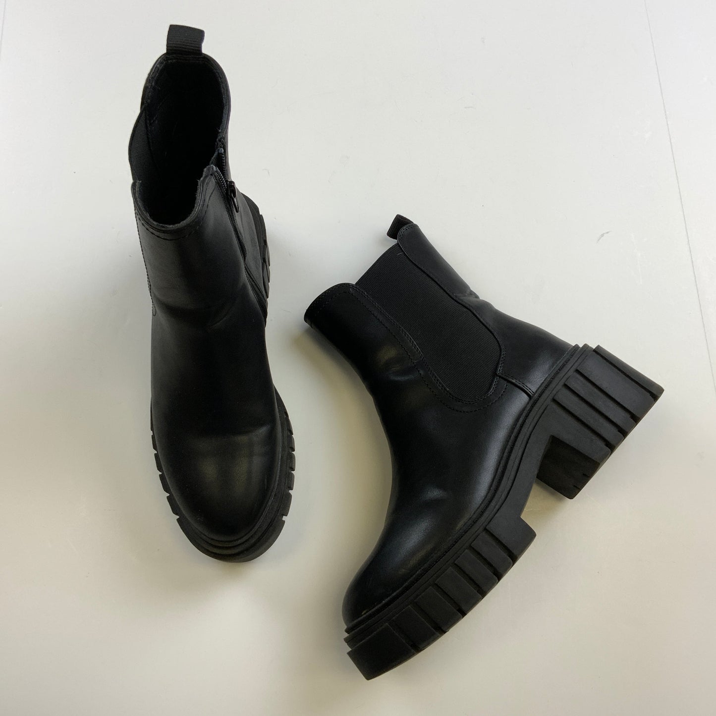 Boots Mid-calf Heels By Wild Fable In Black, Size: 9.5