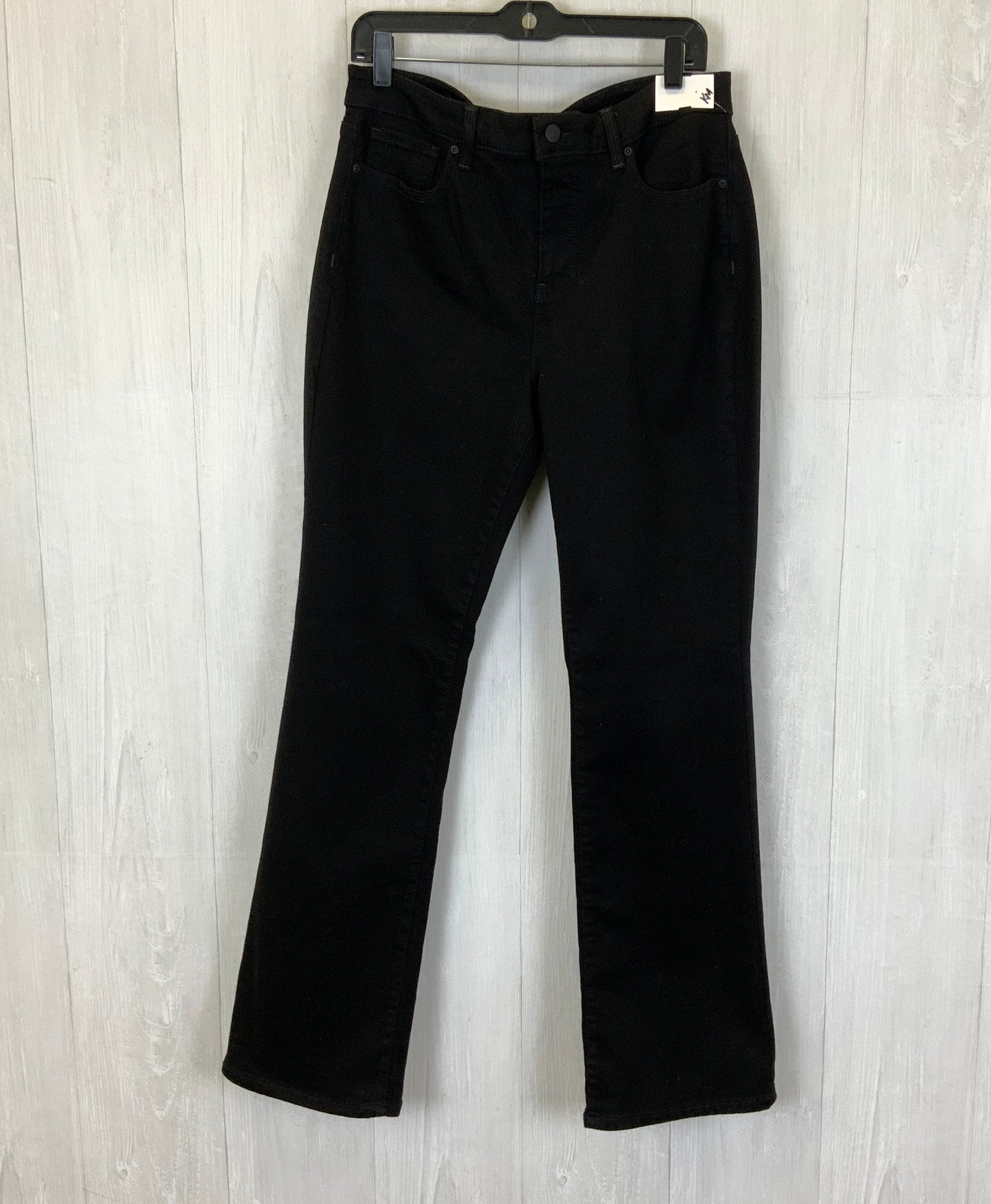 Jeans Boot Cut By Not Your Daughters Jeans In Black Denim, Size: 12