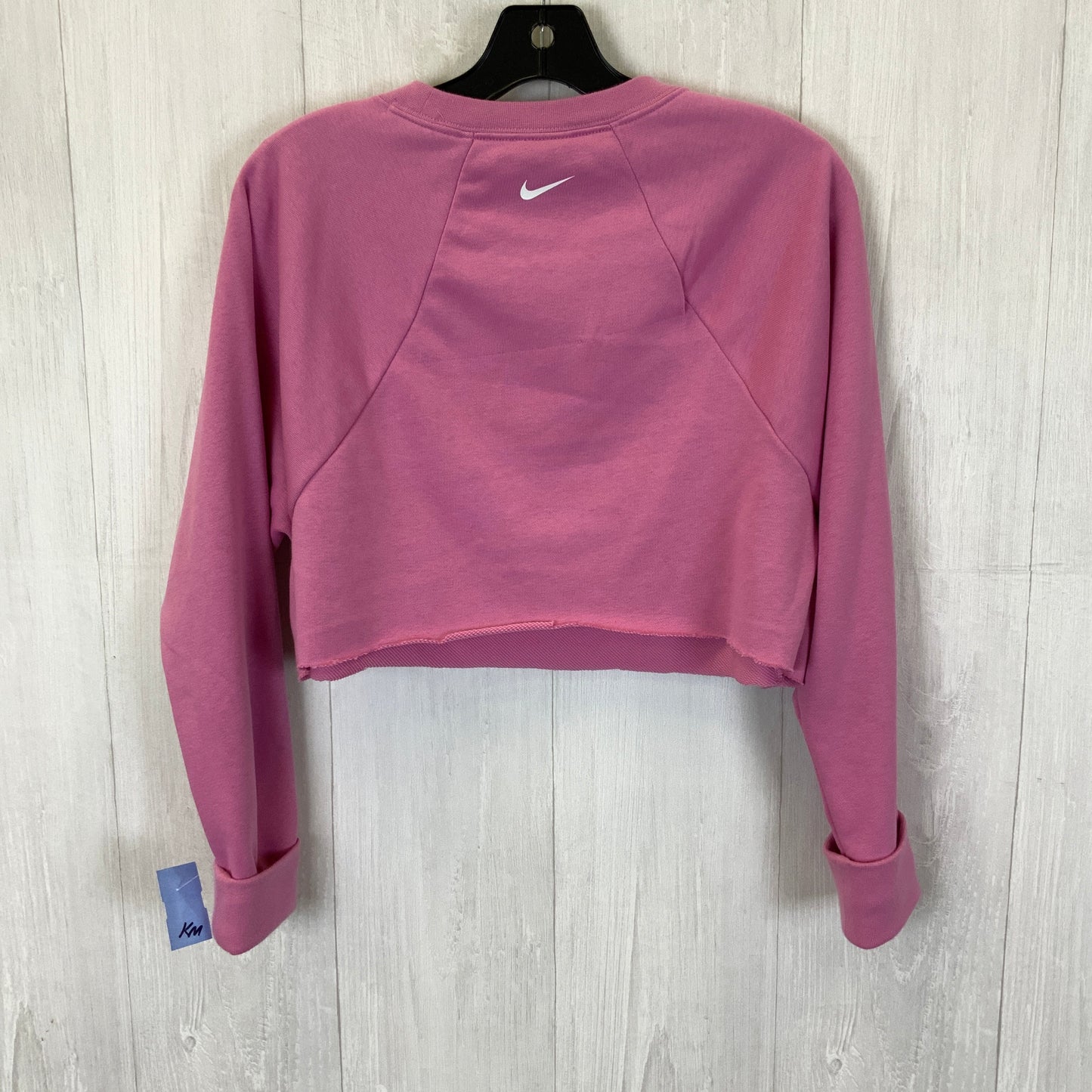 Sweatshirt Crewneck By Nike Apparel In Pink, Size: S