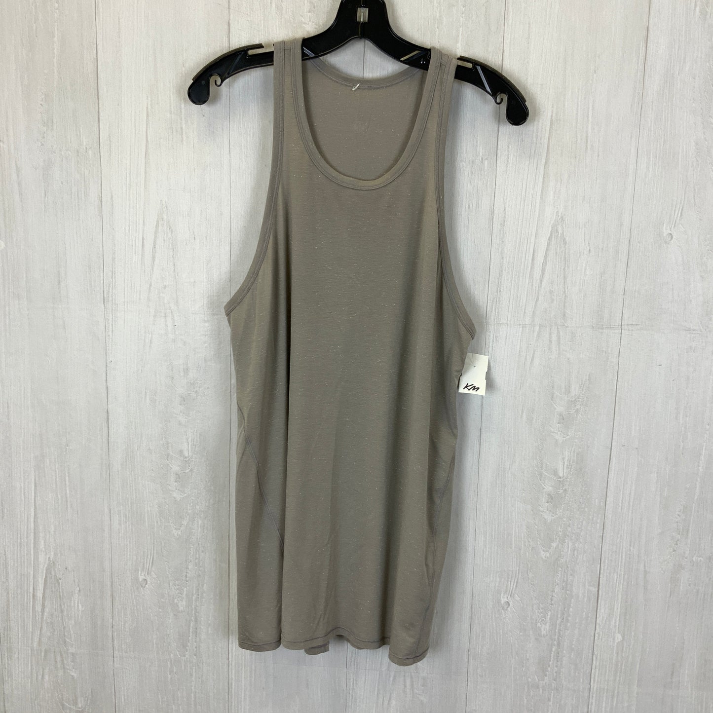 Athletic Tank Top By Lululemon In Grey, Size: M