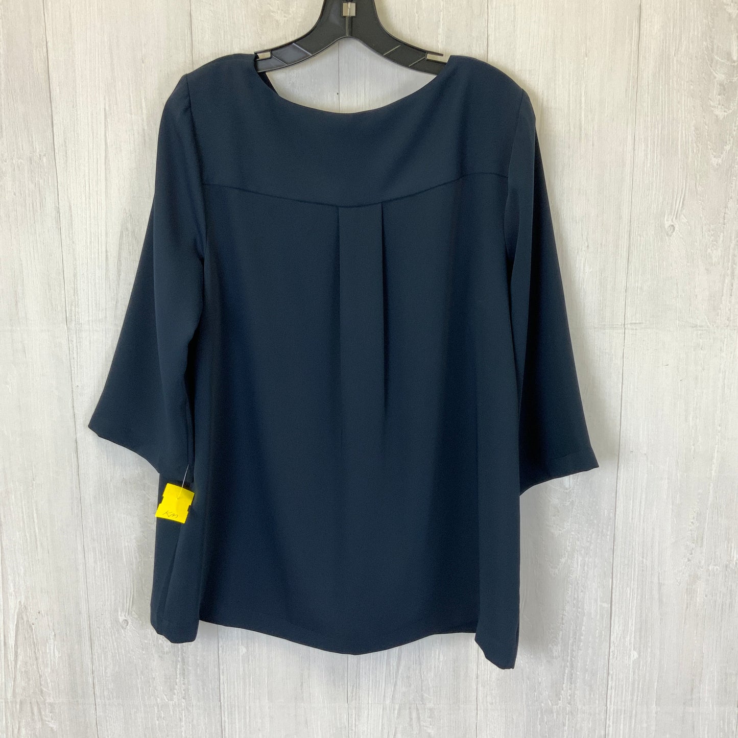 Blouse 3/4 Sleeve By J. Jill In Navy, Size: M