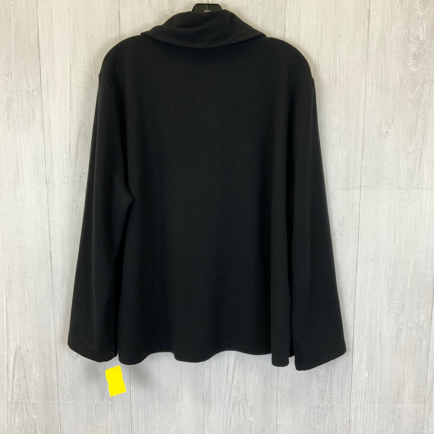 Top Long Sleeve By Jones New York In Black, Size: 2x