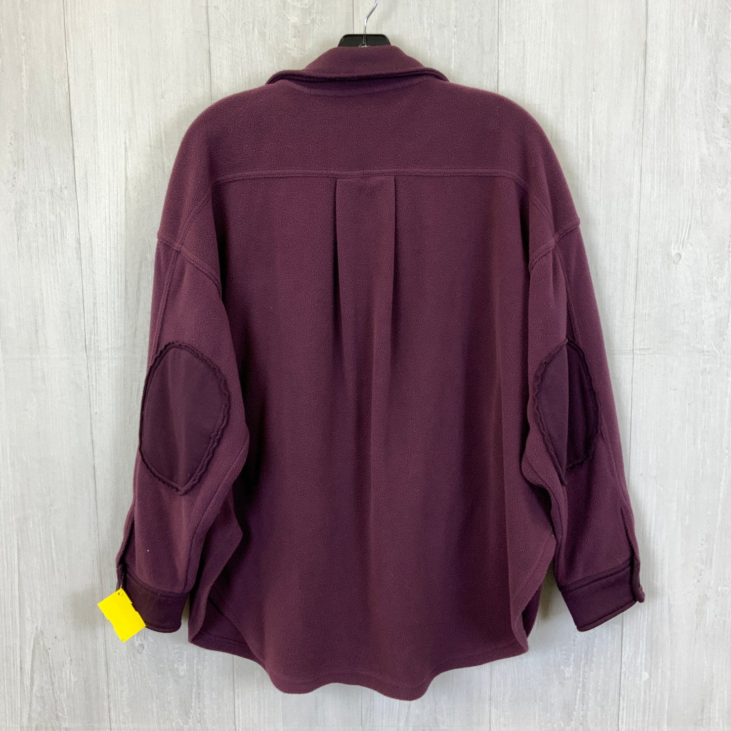 Blouse Long Sleeve By Zenana Outfitters In Purple, Size: L