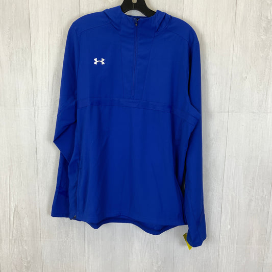 Athletic Jacket By Under Armour In Blue, Size: L