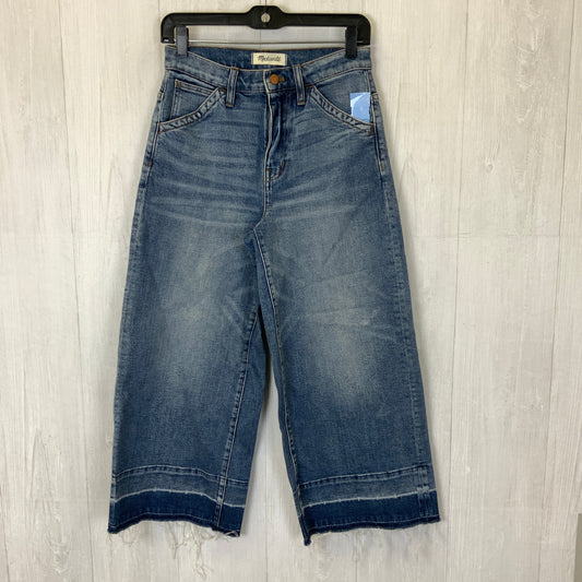 Jeans Cropped By Madewell In Blue Denim, Size: 2