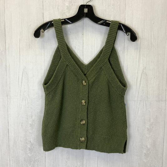 Top Sleeveless By Madewell In Green, Size: S