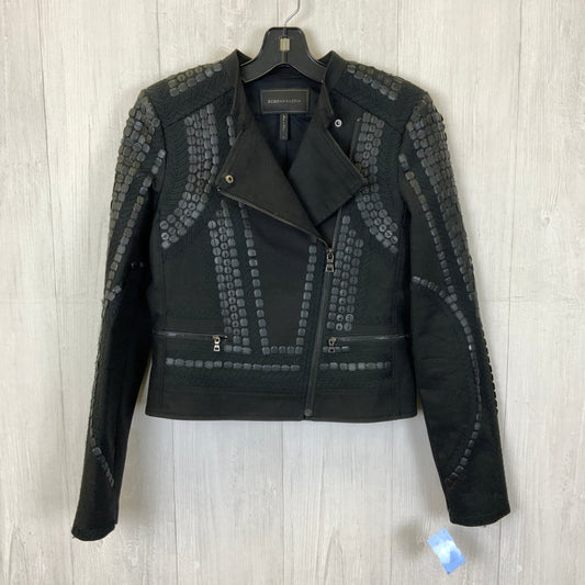 Jacket Moto By Bcbgmaxazria In Black, Size: S