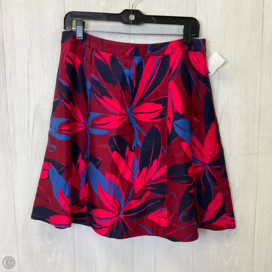 Skirt Mini & Short By Draper James In Blue & Red, Size: M